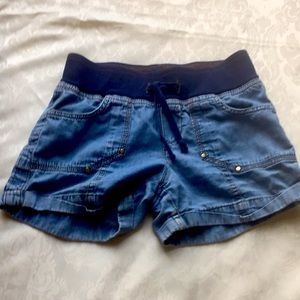 Blue shorts -